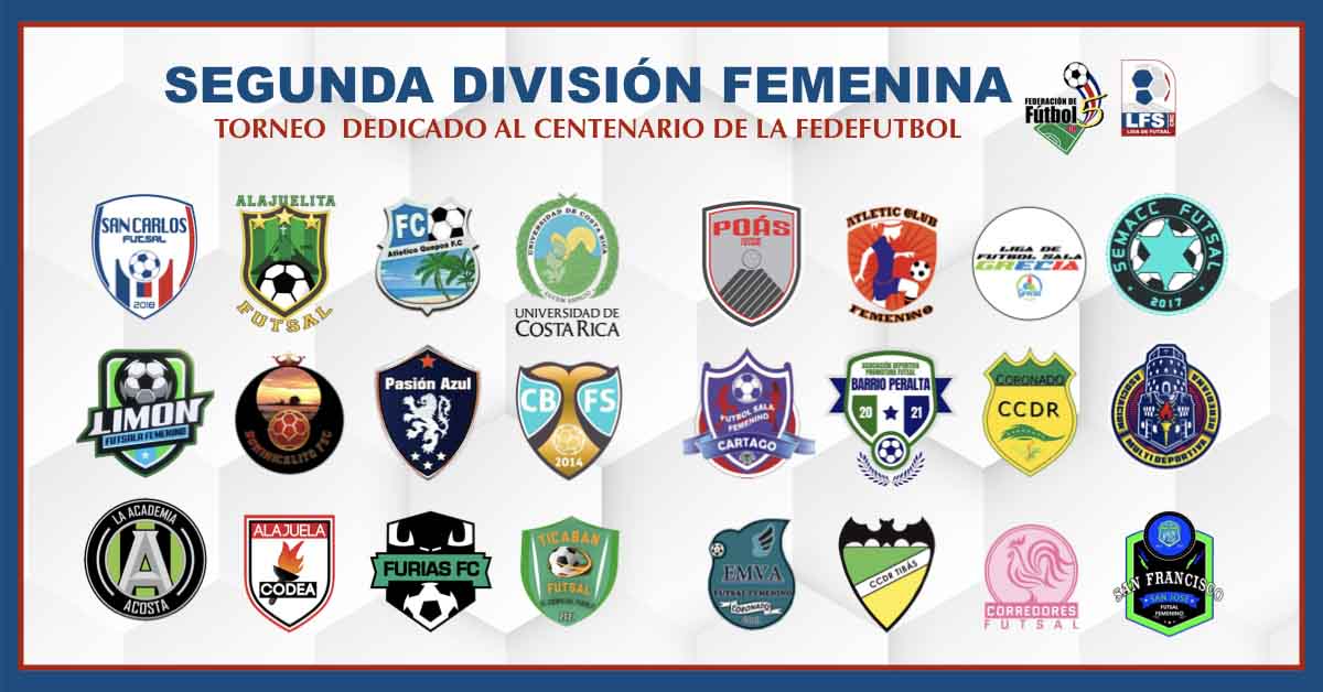 Segunda división femenina equipos